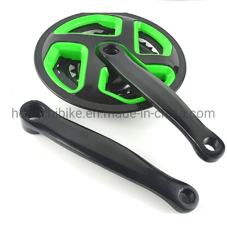 Factory Supply Mountain Bike Crankset with Plastic Chainguard Chainwheel&Crank