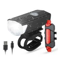 Bike Light USB Charging LED Warning Light Night Cycling Tail Light Mountain