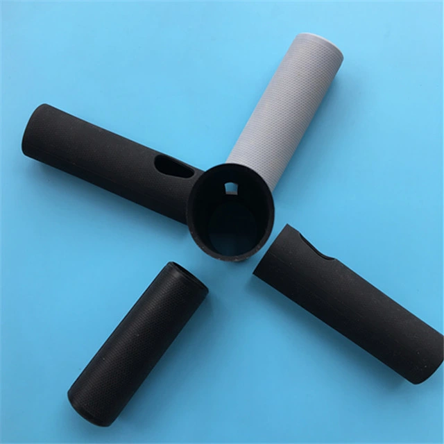 China Factory OEM ODM Pressing Molding EPDM Motorcycle Bicycle Rubber Handle Bar Grip