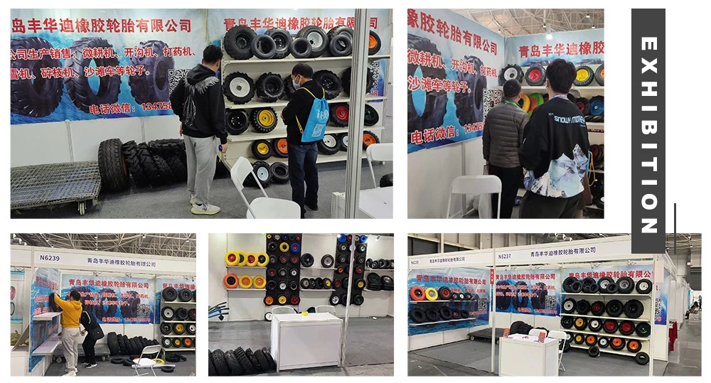 High Quality Durable Using 16 Inch 3.50-8 PU Polyurethane Foam Flat Free Wheel