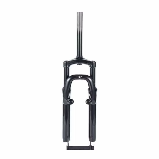 Horquilla invertida de doble corona de aleación de aluminio para bicicleta Fatbike, horquilla delantera invertida