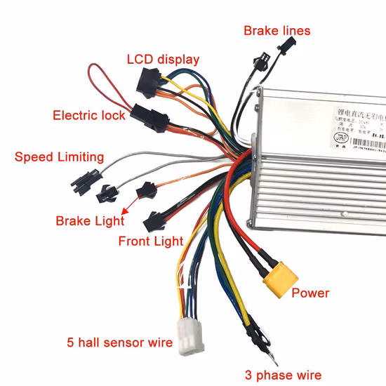 20 pulgadas 48V 500W Rueda de bicicleta eléctrica E-Bike Pedelec Hub Motor