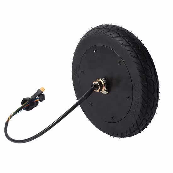 Lunyee 9 pulgadas 500W 24-48V sin escobillas sin engranajes eléctrico bicicleta scooter rueda Hub Motor